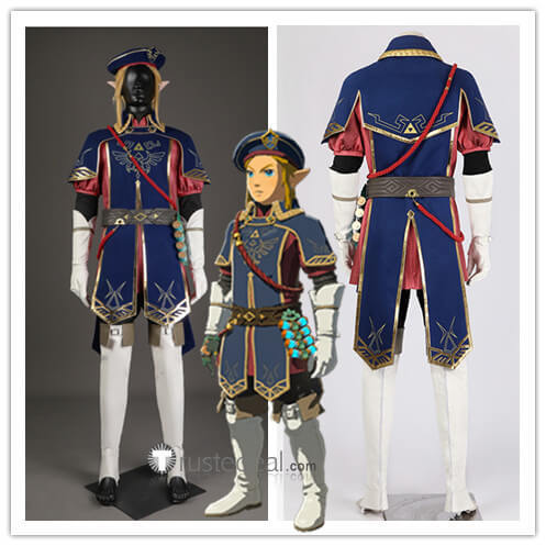 The Legend of Zelda Tears of the Kingdom Game Link Royal Guard Armor Cosplay Costume