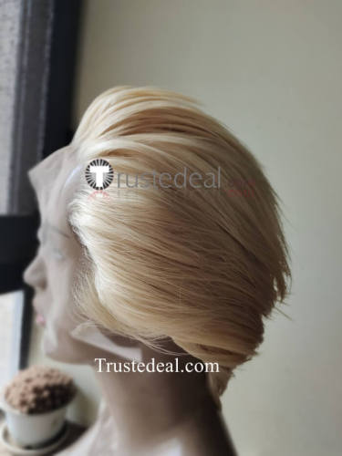 Fantastic Beasts Gellert Grindelwald Lace Front Light Blonde Cosplay Wig