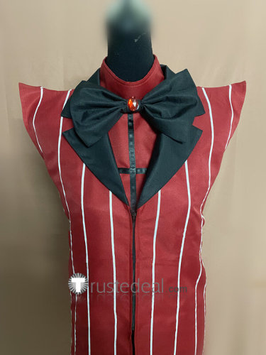 Hazbin Hotel Alastor Lucifer Morningstar Red White Cosplay Costume