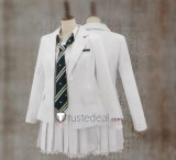 PUBG PlayerUnknown's Battlegrounds White School Uniform Cosplay costume
