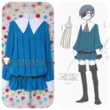 Black Butler Kuroshtisuji Ciel Phantomhive Blue Dress Cosplay Costume