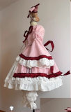 Rozen Maiden Hinaichigo Kleine Beere Pink Lolita Dress Cosplay Costume