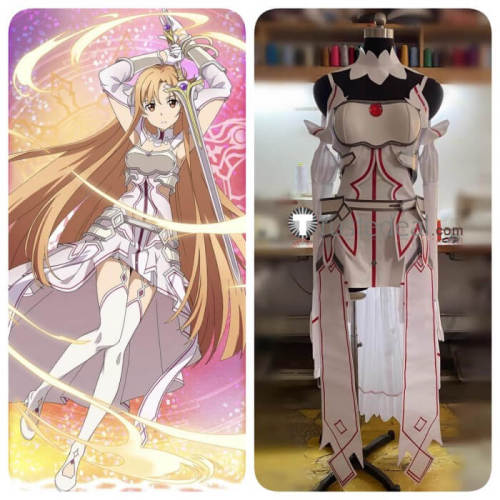 Sword Art Online SAO Alicization Yuuki Asuna The Goddess of Creation Stacia Cosplay Costume 2