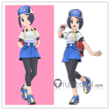 Pokemon Masters EX Bettie Betty Trainer Green Leaf Cosplay Shoes Boots