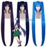 Fairy Tail Lucy Heartfilia Wendy Marvell Blonde Blue Purple Cosplay Wig