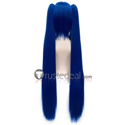 Fairy Tail Wendy Marvell Long Blue Ponytails Cosplay Wig
