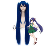 Fairy Tail Wendy Marvell Long Blue Ponytails Cosplay Wig