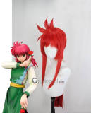 YuYu Hakusho Kurama Hiei Red Black Styled Cosplay Wig