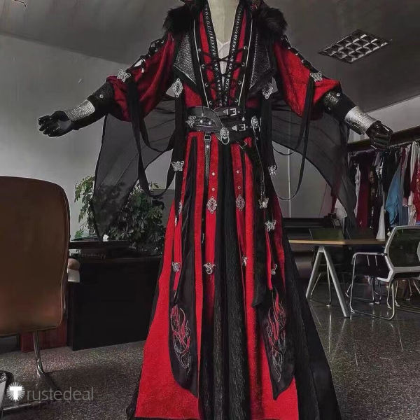 Tian Guan Ci Fu Hua Cheng Red Black Cosplay Costume