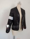 Michael Jackson Black Jacket Cosplay Costume