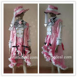 Kuroshitsuji Black Butler Robin Lady Ciel Phantomhive Pink Lolita Cosplay Costume