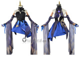 Genshin Impact Opulent Splendor New Skin Keqing Cosplay Costume 2