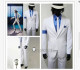 Michael Jackson Smooth Criminal White Suit Cosplay Costume