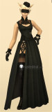 Final Fantasy XIV FF14 FFXIV YoRHa Type-51 Robe Casting Black Cosplay Costume