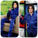 Michael Jackson Invincible Blue Cosplay Costume