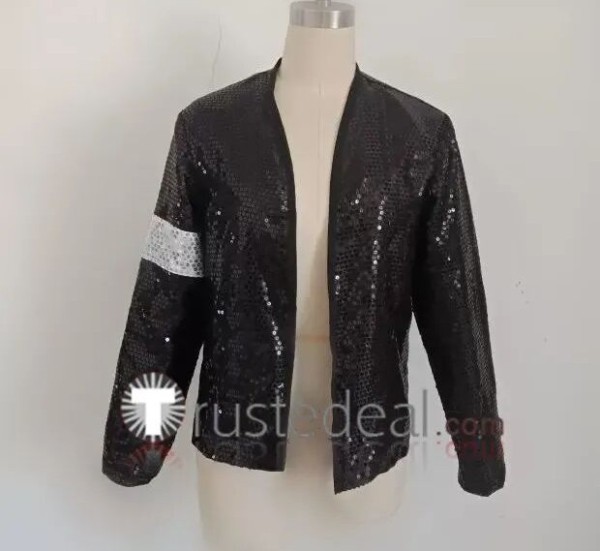 Michael Jackson Black Jacket Cosplay Costume
