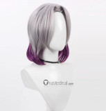 Mashle Magic and Muscles Rayne Ames Abyss Razor Abel Walker Silver Blue Styled Cosplay Wig