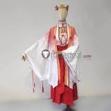 Senren Banka Tomotake Yoshino White Red Kimono Hitachi Mako Ninja Cosplay Costume