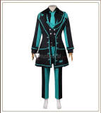 Limbus Company Blind Obsession Ishmael  W Corp. L3 Cleanup Agent Hong Lu Yi Sang Black Blue Cosplay Costume