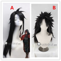 Final Fantasy VII FF7 Shantotto Vincent Valentine Black Styled Cosplay Wig