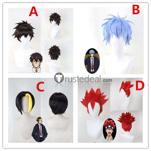 Mashle Magic and Muscles Lance Crown Orter Madl Dot Barrett Finn Ames Styled Cosplay Wig