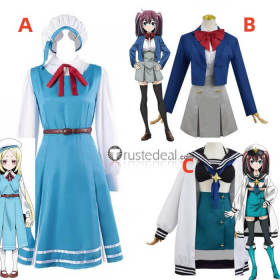 Mahou Shoujo ni Akogarete Akoya Matama Loco Musica Morino Korisu Cosplay Costume