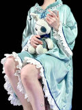 Black Butler Kuroshitsuji Ciel Phantomhive Alois Trancy White Blue Pajamas Cosplay Costume