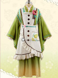 Ensemble Stars Koikoi Love Cafe Niki Shiina Tori Himemiya Eichi Tenshouin Hajime Shino Kimono Maid Cosplay Costume
