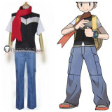 Pokemon Lucas Kouki Blue Cosplay Costume