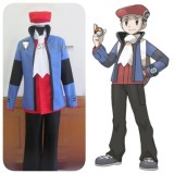 Pokemon Lucas Kouki Blue Cosplay Costume