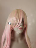 Macross Frontier Sheryl Nome Long Blonde Pink Curl Ponytail Cosplay Wigs