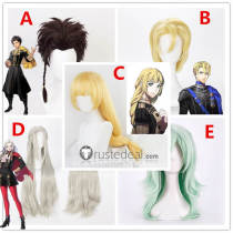 Fire Emblem Three Houses Claude Dimitri Alexandre Blaiddyd Ingrid Brandl Galatea Edelgard Enlightened One Byleth Cosplay Wig