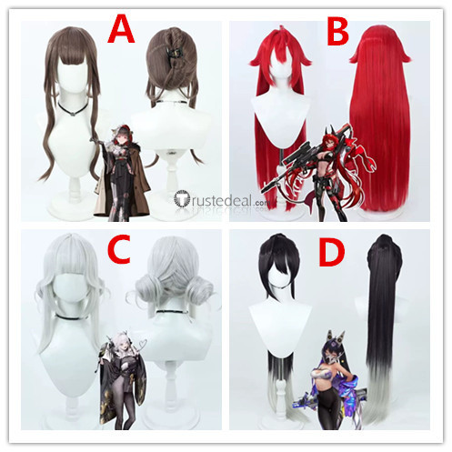 Goddess of Victory Nikke Blanc White Rabbit Sakura Red Hood Sin Cosplay Wig