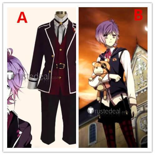 Diabolik Lovers Sakamaki Kanato Haunted Dark Bridal Casual Cosplay Costume