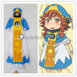 Hakumei to Mikochi Hakumei Mikochi Green Blue White Cosplay Costume