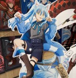 Tensei Shitara Slime Datta Ken Alice in Wonderland Rimuru Tempest Cosplay Costume