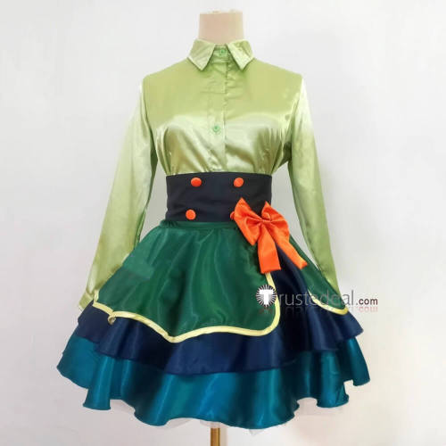 Chuunibyou Demo Koi Ga Shitai Rikka Takanashi Date Green Dress Cosplay Costume