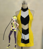 Pokemon Elesa Yellow Black Cosplay Costume 2