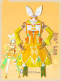 Project Sekai Colorful Stage PJSK Wonderlands Showtime Kagamine Rin Len Orange Cosplay Costume