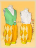 Project Sekai Colorful Stage PJSK Wonderlands Showtime Kagamine Rin Len Orange Cosplay Costume