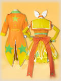 Project Sekai Colorful Stage PJSK Wonderlands Showtime Kagamine Rin Len Orange Cosplay Costume