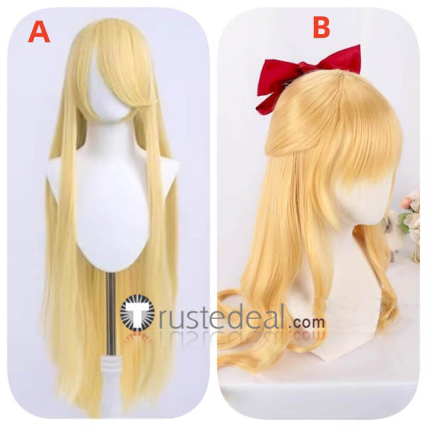 Sailor Moon Aino Minako Sailor Venus Blonde Cosplay Wig