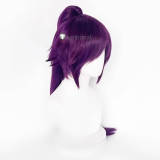 Bleach Shihouin Yoruichi Dark Purple Cosplay Wig