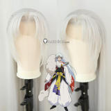 Inuyasha Sesshoumaru Silver White Lace Front Styled Cosplay Wig