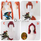 The Legend of Zelda Urbosa Ganondorf Ganon Riju Red Styled Cosplay Wig