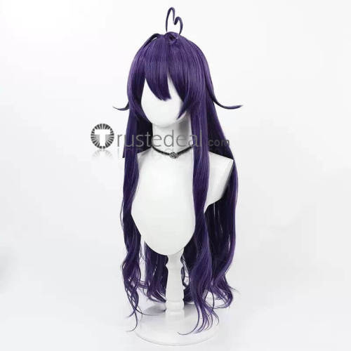 Mahou Shoujo ni Akogarete Hiiragi Utena Magia Baiser Empowered Long Purple Cosplay Wig