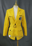 Persona 5 The Phantom X P5X Kokatsu Academy Riko Tanemura Yellow Uniform Cosplay Costume