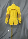 Persona 5 The Phantom X P5X Kokatsu Academy Riko Tanemura Yellow Uniform Cosplay Costume
