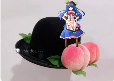 Touhou Scarlet Weather Rhapsody Hinanawi Tenshi Cosplay Hat Props Accessory