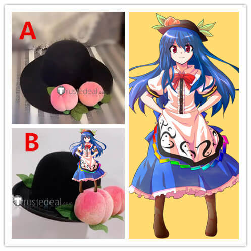 Touhou Scarlet Weather Rhapsody Hinanawi Tenshi Cosplay Hat Props Accessory